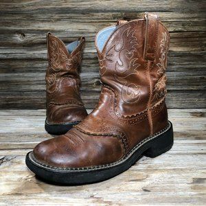 Ariat 10000860 Fatbaby Saddle Brown Western Boots